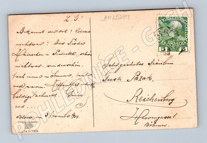 Pohlednice Chorvatsko pobřeží 1909 (BM25289)