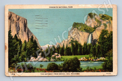 Pohlednice USA Yosemite NP The Gateway 1938 (BM25293)