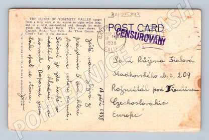 Pohlednice USA Yosemite NP The Gateway 1938 (BM25293)