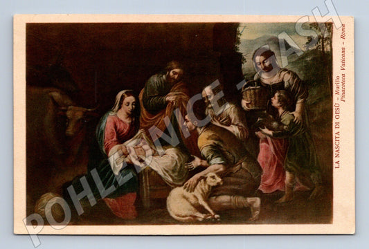 Pohlednice Itálie Narození Ježíše Murillo (BM25303)