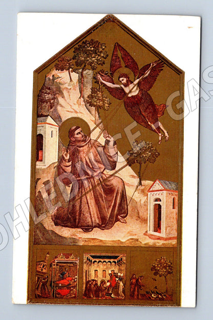 Pohlednice Francie Louvre Svatý František z Assisi (BM25311)