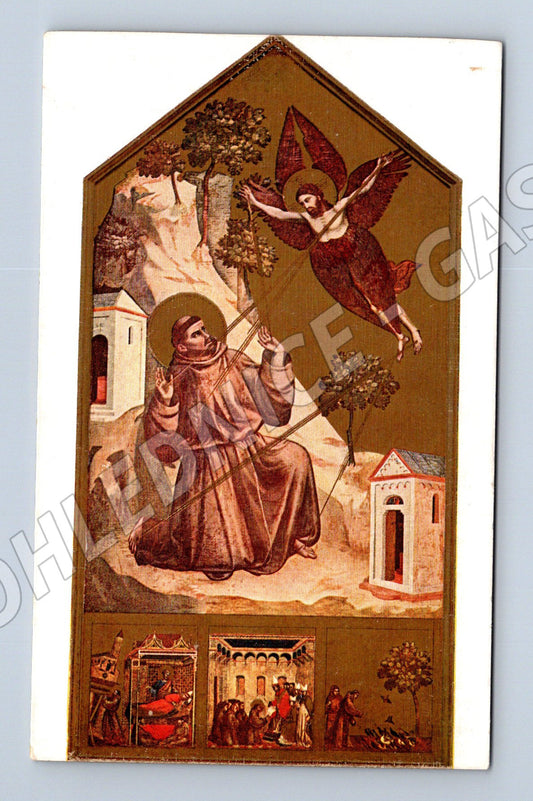 Pohlednice Francie Louvre Svatý František z Assisi (BM25311)