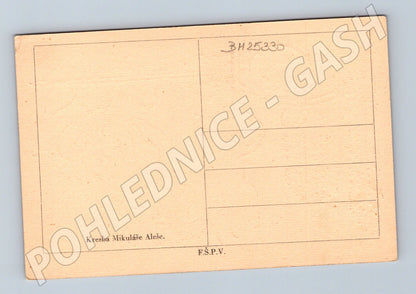 Pohlednice Kresba Mikoláše Aleše (BM25330)