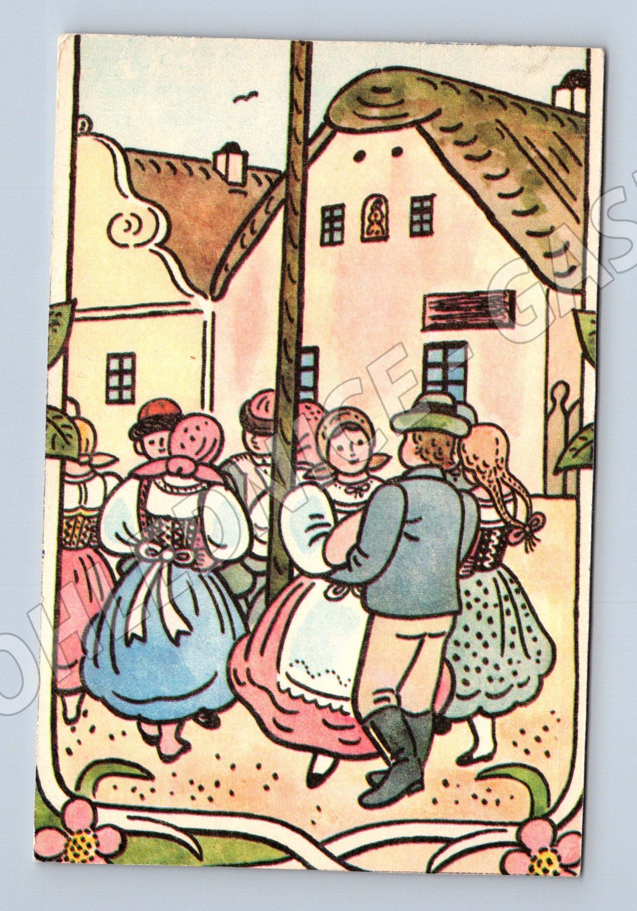 Pohlednice lidové motivy (BM25340)