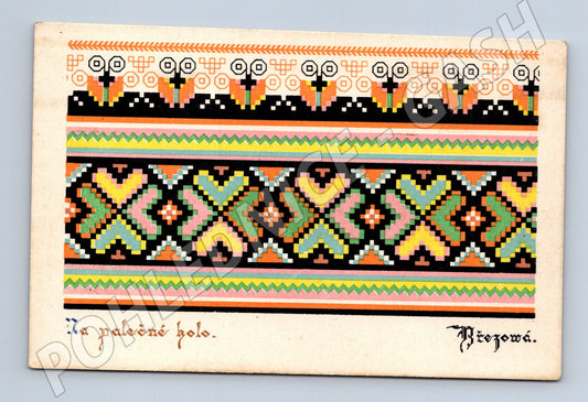 Pohlednice Březová Slovácké vyšívání (BM25346)