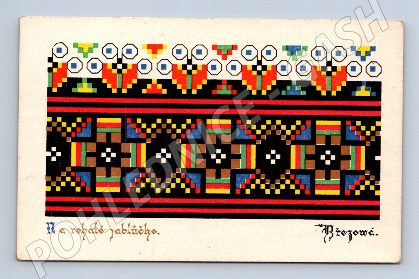 Pohlednice Březová slovácké vyšívání (BM25350)