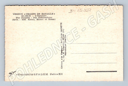 Pohlednice Francie Verdun Ossuaire válečný hřbitov (BM25369)