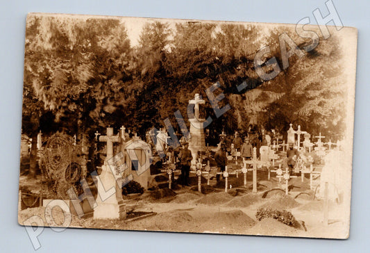 Pohlednice válečný hřbitov WWI (BM25380)