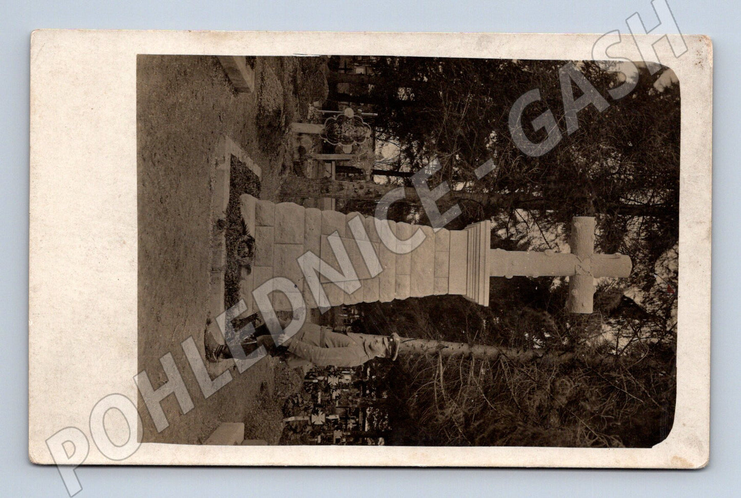 Pohlednice Německo válečný pomník voják 1916 (BM25381)