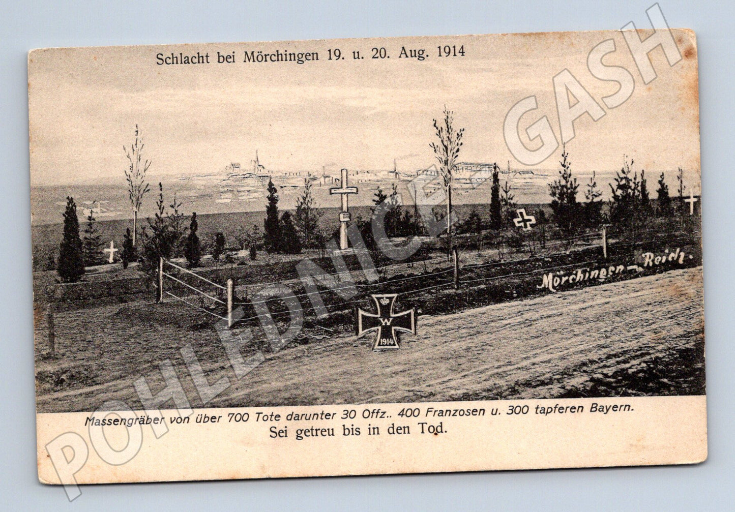 Pohlednice Německo Mörchingen bitva 1914 (BM25390)