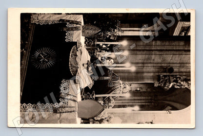 Stará fotografie náboženský motiv oltář kostel (BM25399)