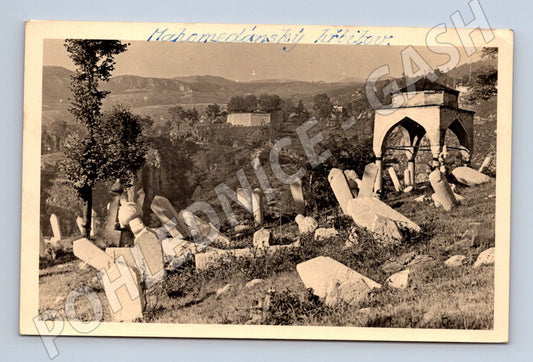 Pohlednice Bosna a Hercegovina Mahomedánský hřbitov (BM25400)