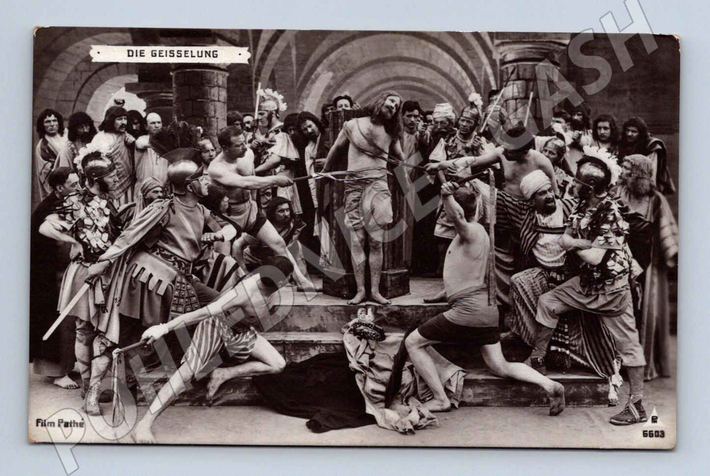Pohlednice Německo Film Pathé Die Geisselung Život Ježíše (BM25415)