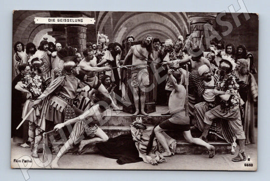 Pohlednice Německo Film Pathé Die Geisselung Život Ježíše (BM25415)