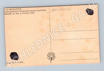Pohlednice T. G. Masaryk první prezident 1985 (BM25422)