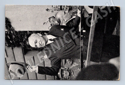 fotografie Praha prezident Beneš Wilsonovo nádraží 1945 (BM25426)
