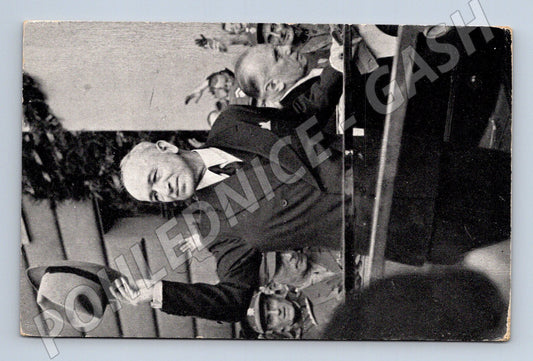 fotografie Praha prezident Beneš Wilsonovo nádraží 1945 (BM25426)