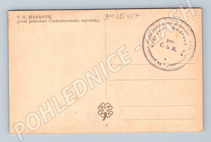 Pohlednice T. G. Masaryk portrét (BM25427)