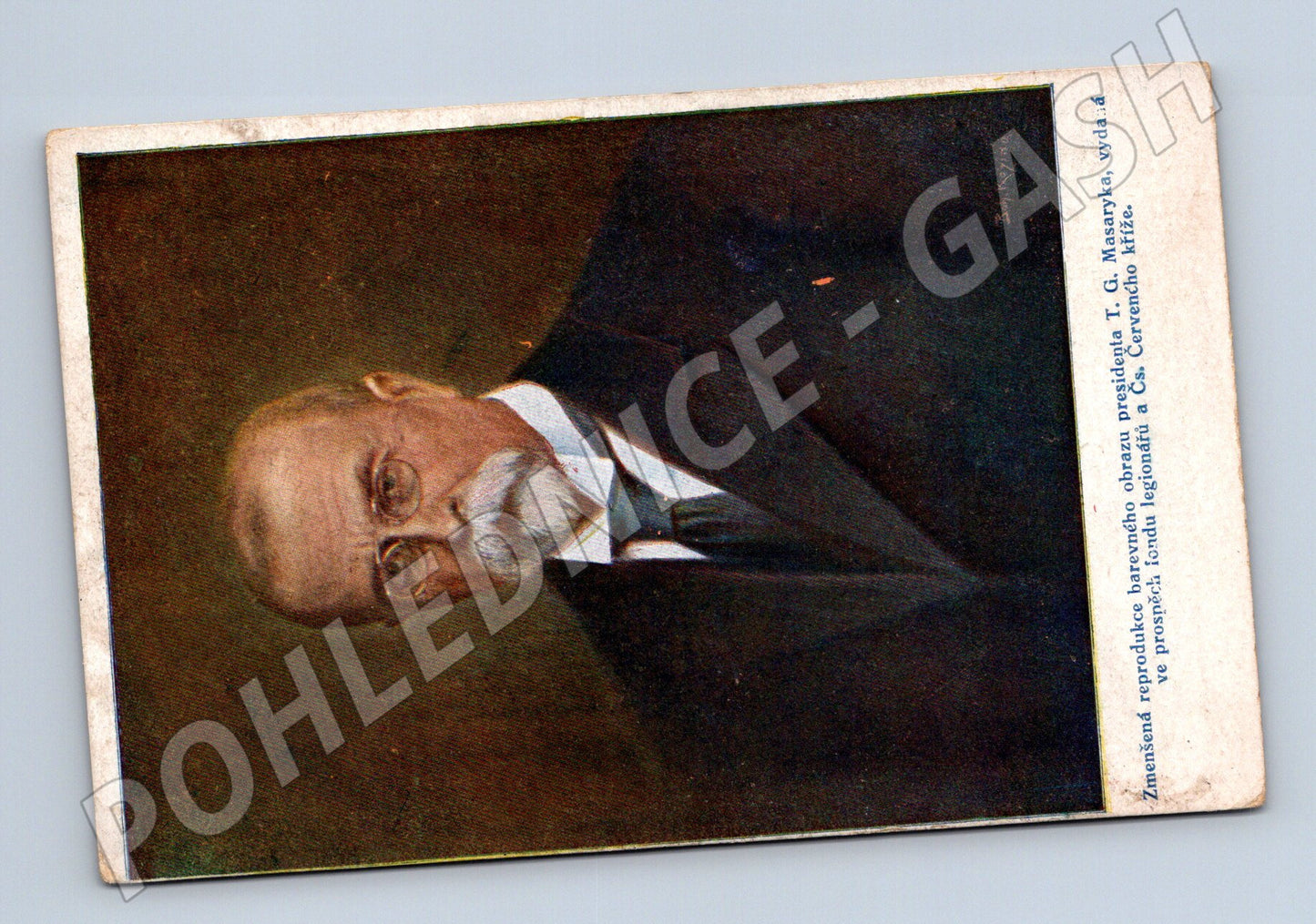 Pohlednice T. G. Masaryk reprodukce obrazu (BM25428)