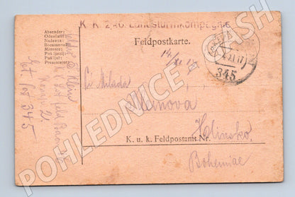 Pohlednice Feldpostkarte bez motivu 1917 (BM25492)