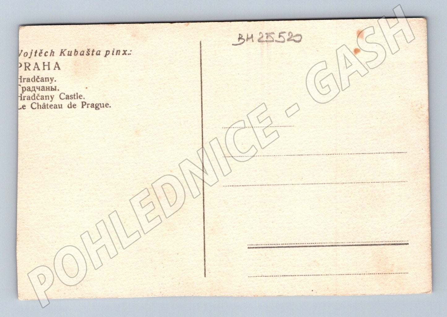 Pohlednice Praha Hradčany Karlův most (BM25520)