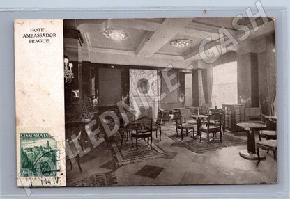 Pohlednice Praha Hotel Ambassador interiér (BM25526)