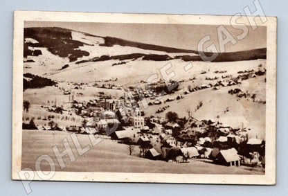 Pohlednice Rokytnice n. Jizerou Krkonoše zimní krajina (BM25530)