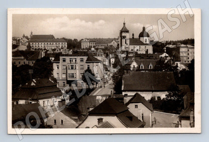 Pohlednice Havlíčkův Brod panorama 1943 (BM25543)