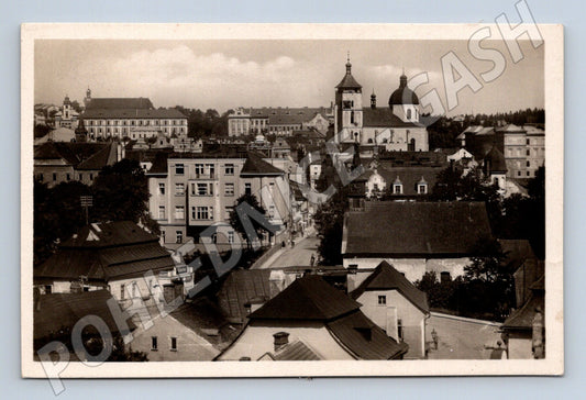 Pohlednice Havlíčkův Brod panorama 1943 (BM25543)