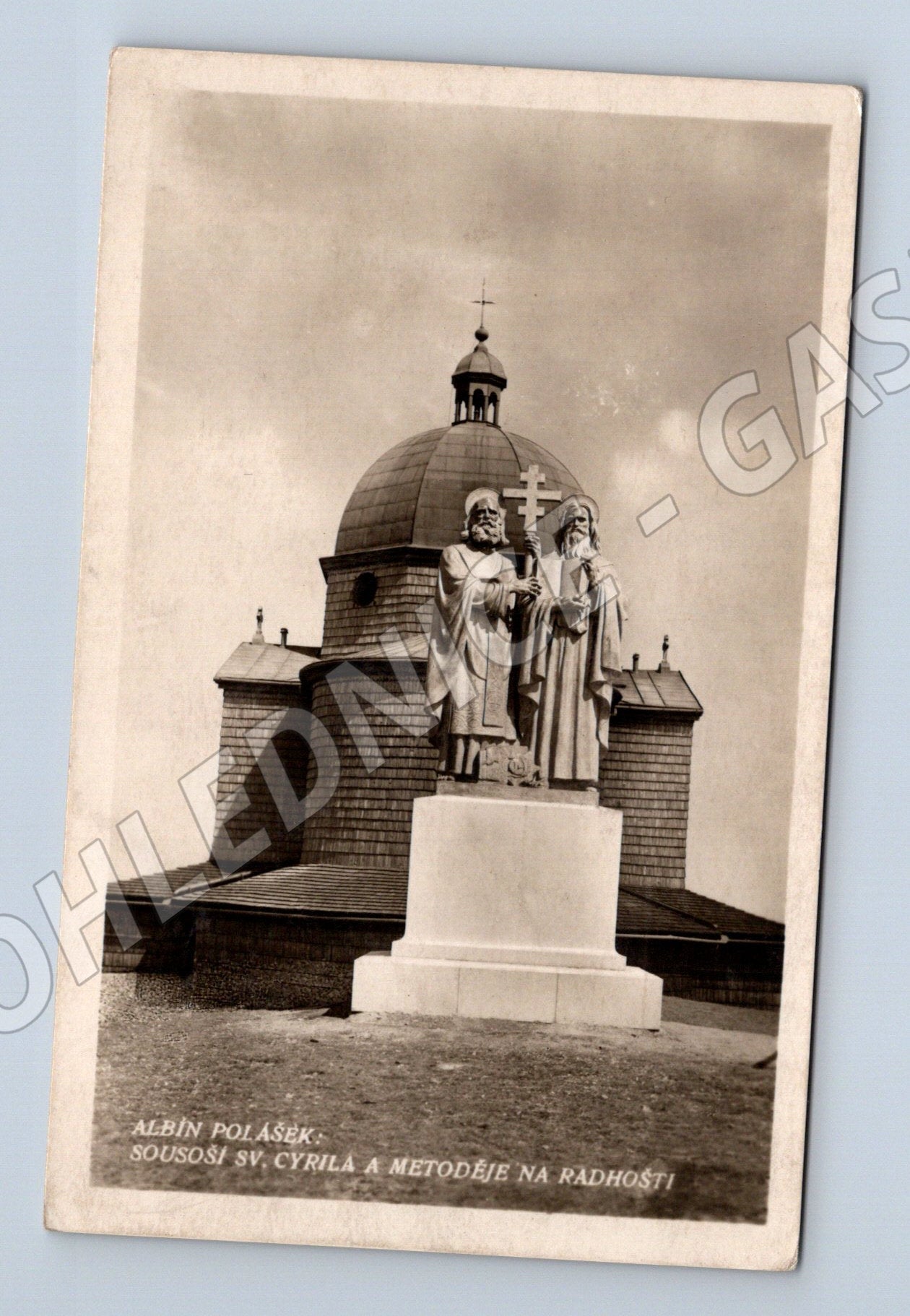 Pohlednice Radhošť sousoší sv. Cyrila a Metoděje (BM25577)