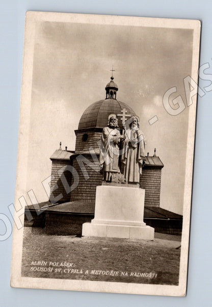 Pohlednice Radhošť sousoší sv. Cyrila a Metoděje (BM25577)