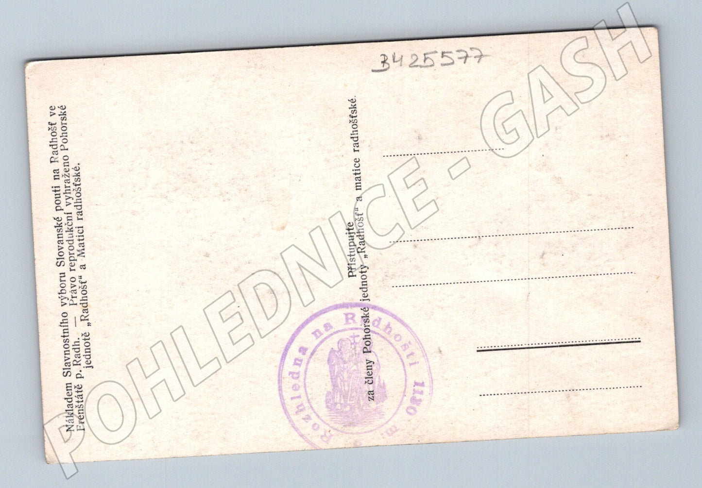 Pohlednice Radhošť sousoší sv. Cyrila a Metoděje (BM25577)