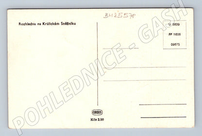 Pohlednice Králický Sněžník zasněžená rozhledna (BM25578)