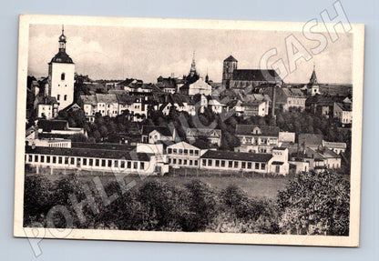 Pohlednice Turnov pohled na město 1945 (BM25588)