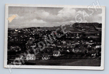 Pohlednice Německo Friedland Sudetengau pohled na město (BM25594)