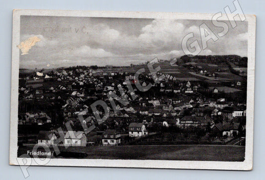 Pohlednice Německo Friedland Sudetengau pohled na město (BM25594)