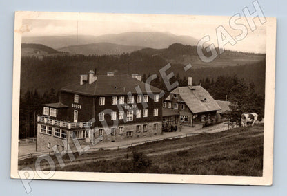 Pohlednice Bílý Kříž Beskydy Daňkova turistická útulna (BM25599)