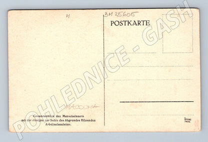 Pohlednice Macocha jeskyně propast visutý most (BM25605)