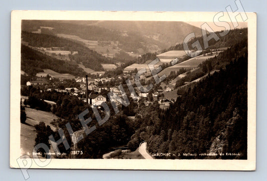 Pohlednice Jablonec n. J. údolí obec 1941 (BM25618)