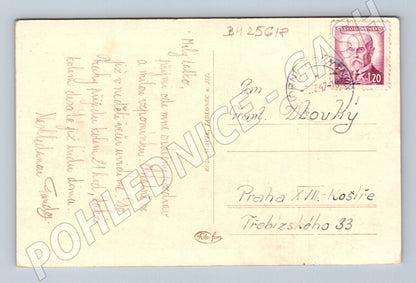 Pohlednice Jablonec n. J. údolí obec 1941 (BM25618)