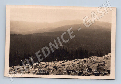 Pohlednice Šumava Sestup z Lužného Roklan (BM25620)