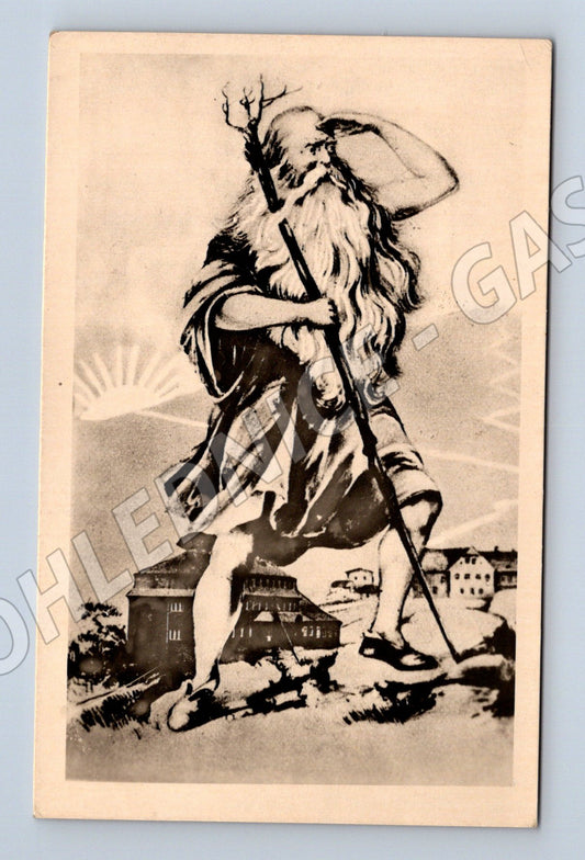 Pohlednice Krkonoše Krakonoš umělecký motiv (BM25624)