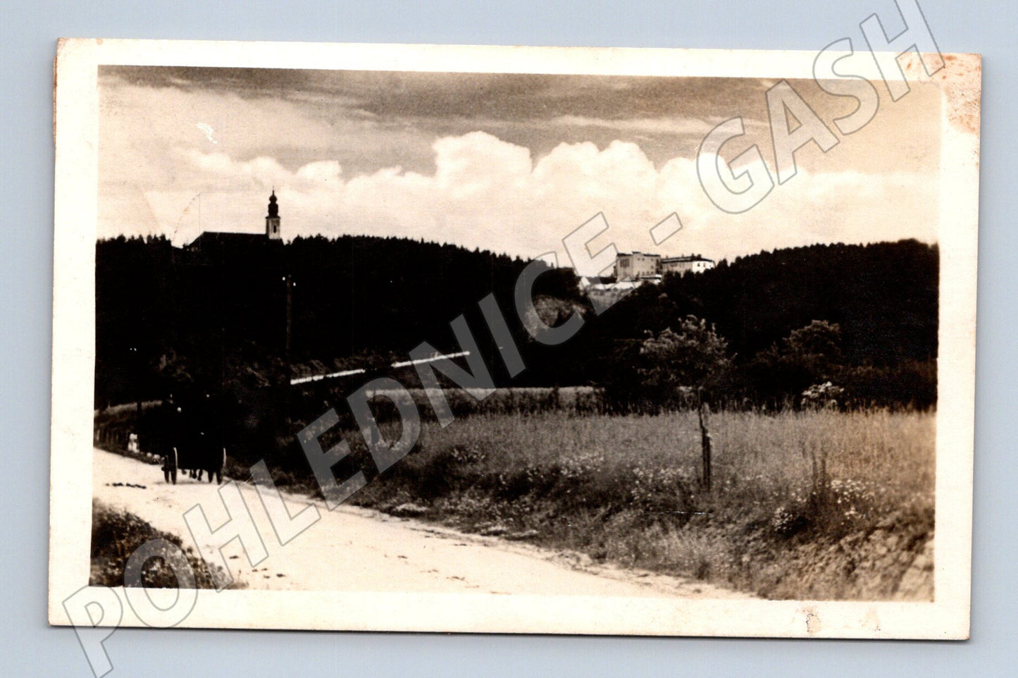 Uhroviště Velký Újezd u Mor. Budějovic krajina 1964 (BM25638)