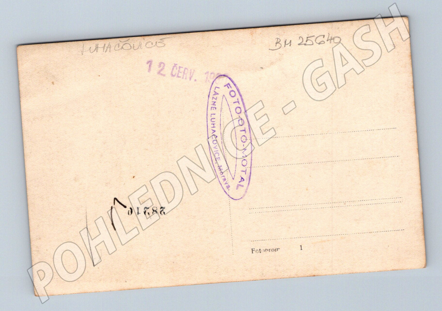 Pohlednice Luhačovice skokan do vody (BM25640)