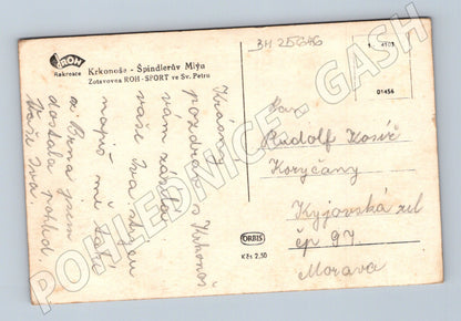 Pohlednice Krkonoše Špindlerův Mlýn Zotavovna ROH SPORT (BM25646)