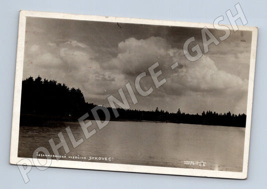 Pohlednice Českomoravská Vysočina Sykovce 1940 (BM25655)