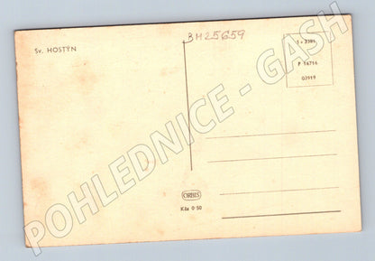 Pohlednice Sv. Hostýn bazilika s kaplí (BM25659)