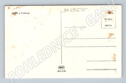 Pohlednice Svor u Cvikova s dominantním kopcem (BM25675)