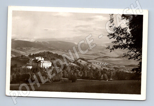 Pohlednice Lázně Jeseník Priessnitzovy léčebné ústavy 1950 (BM25676)