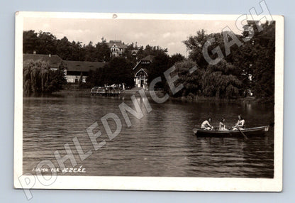 Pohlednice Hamr na Jezeře koupaliště 1941 (BM25684)
